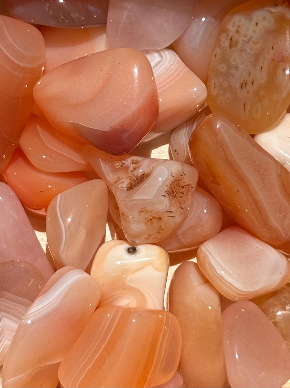 Tumble Ágata Durazno / Peach Agate Tumble