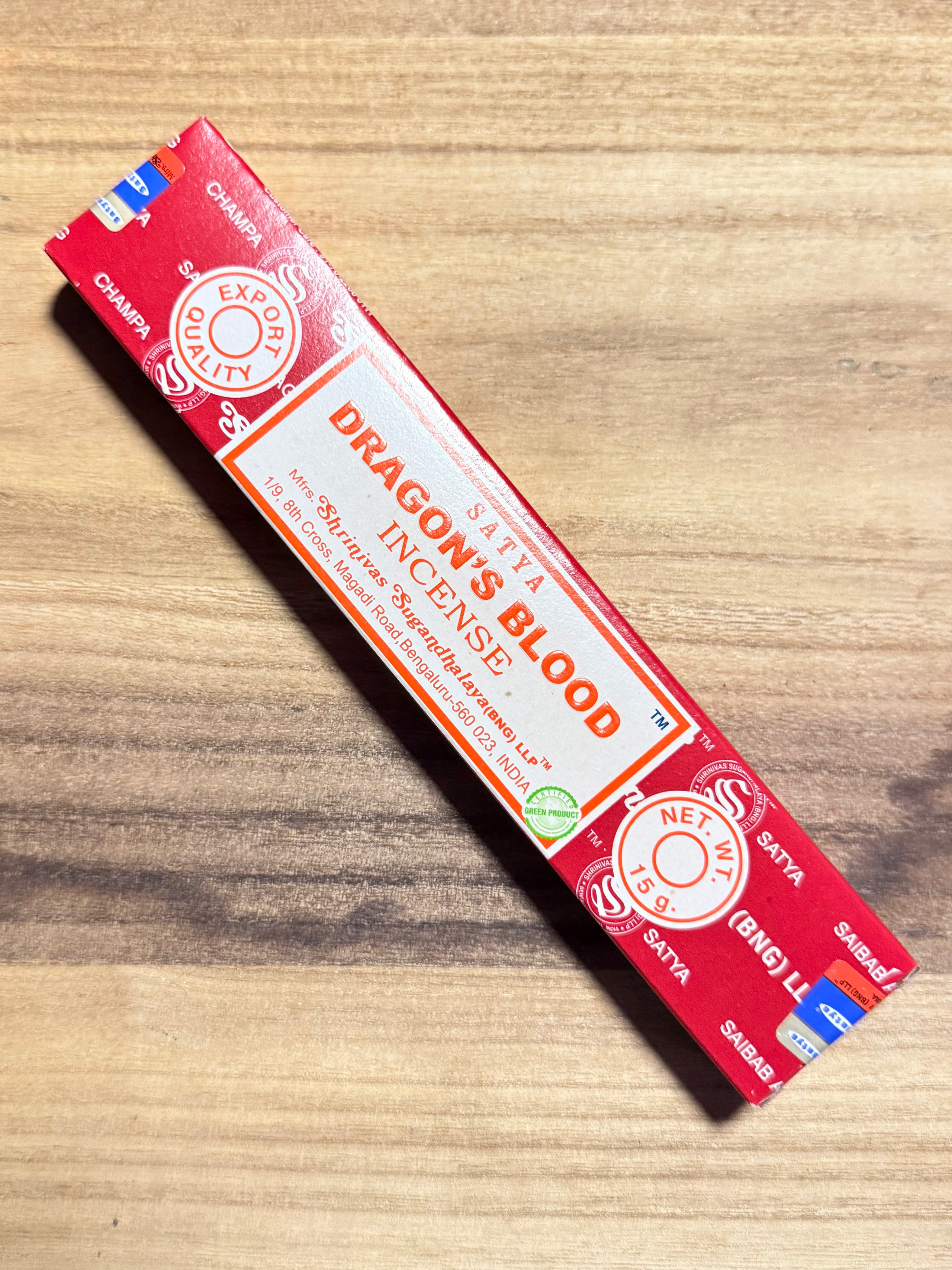 Dragon's Blood ( Satya ) Incienso