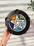 Portavelas Pentáculo de los Elementos / Pentacle Elements Candle Holder