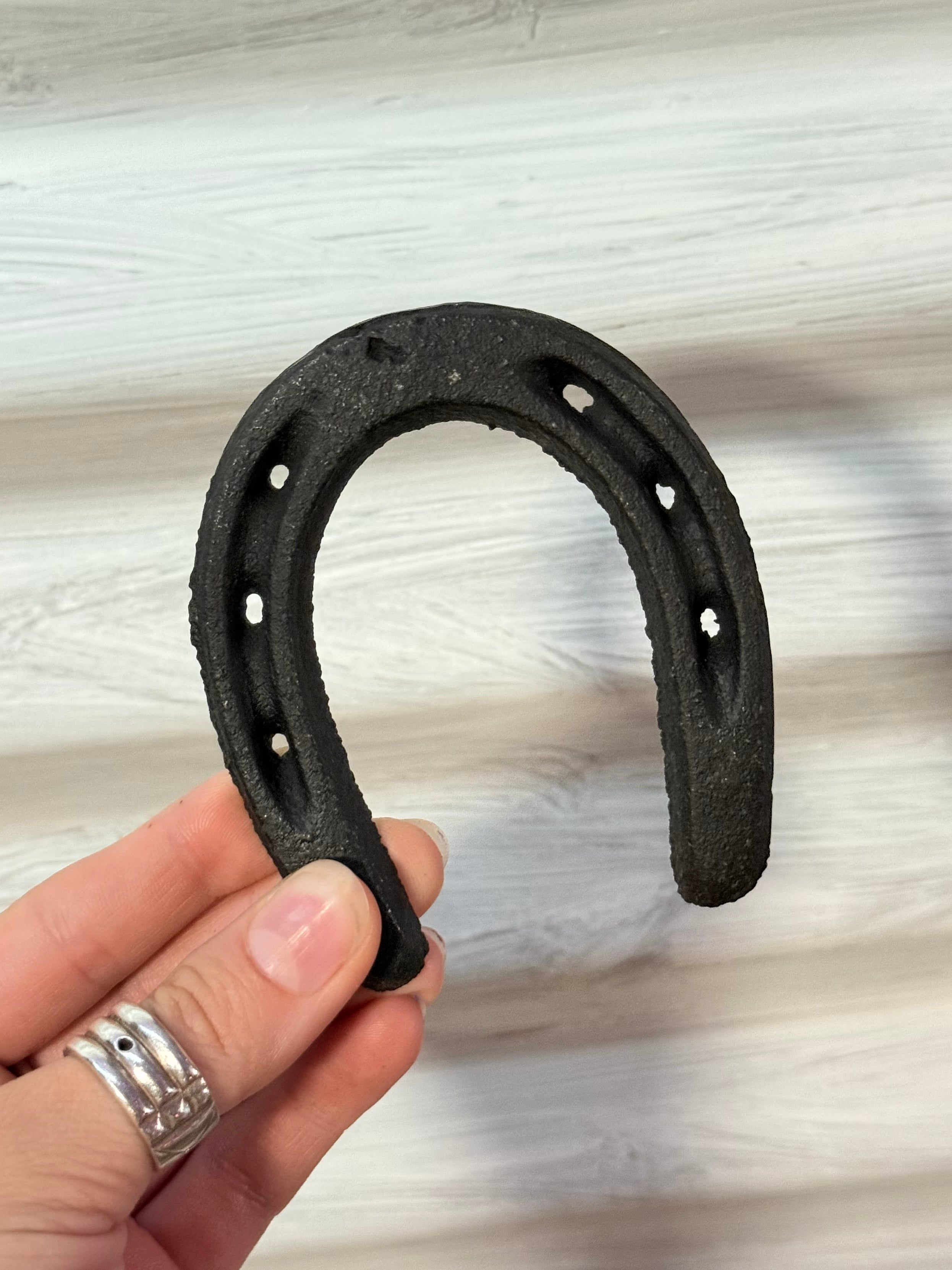 Herradura de Hierro para Protección y Buena Suerte / Cast Iron Horseshoe