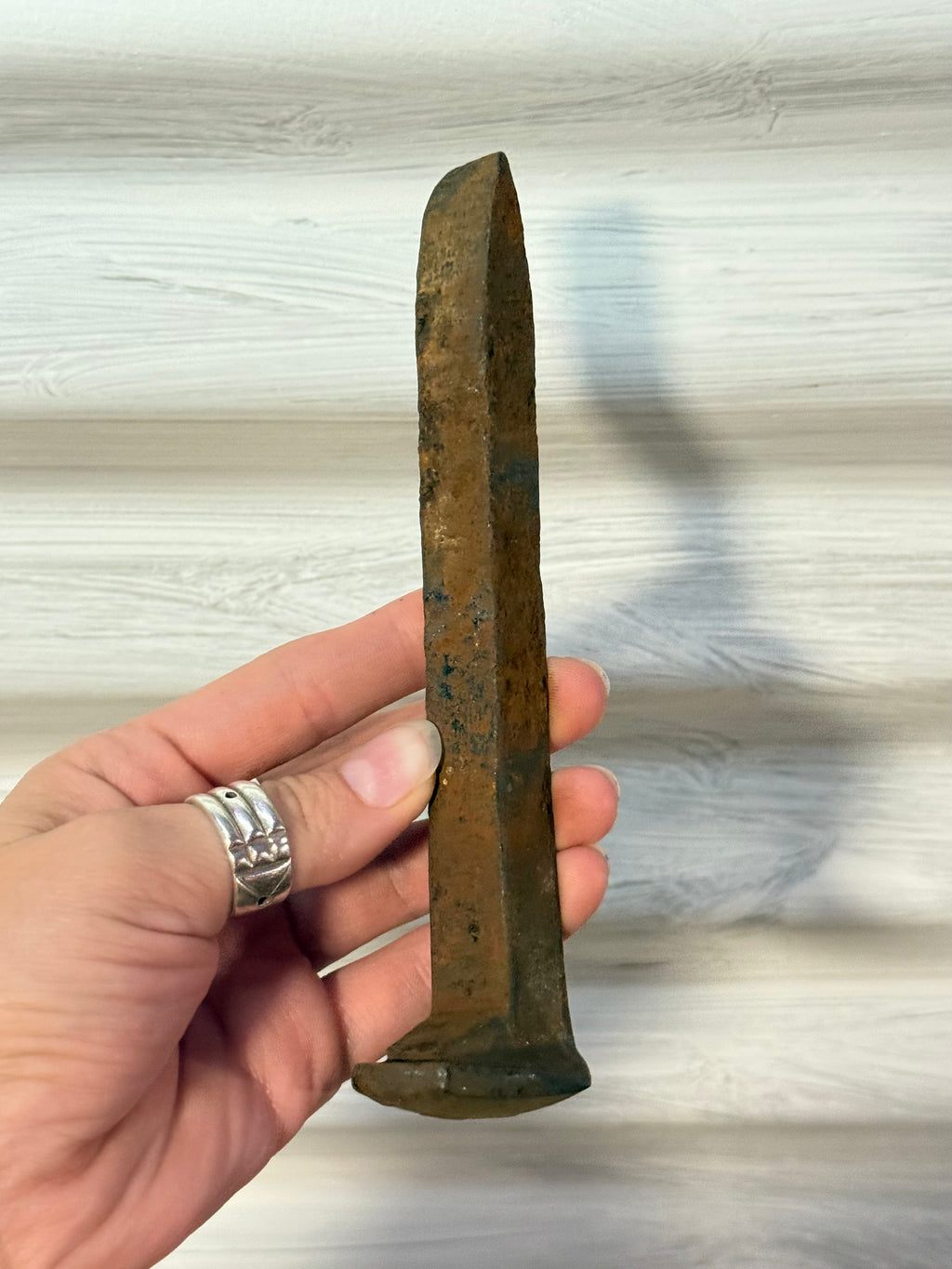 Clavo de Ferrocarril de Hierro / Railroad Iron Spike