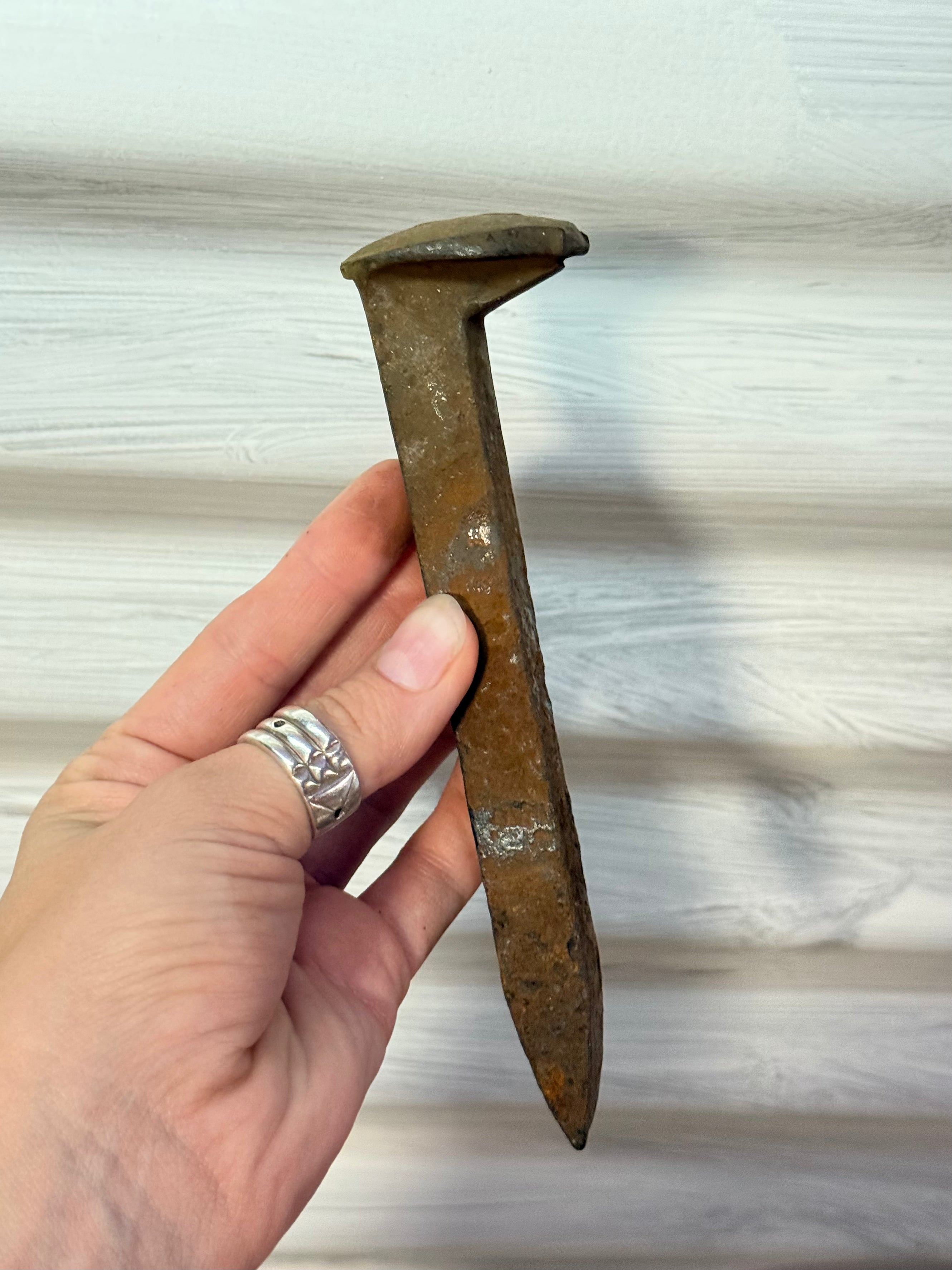 Clavo de Ferrocarril de Hierro / Railroad Iron Spike