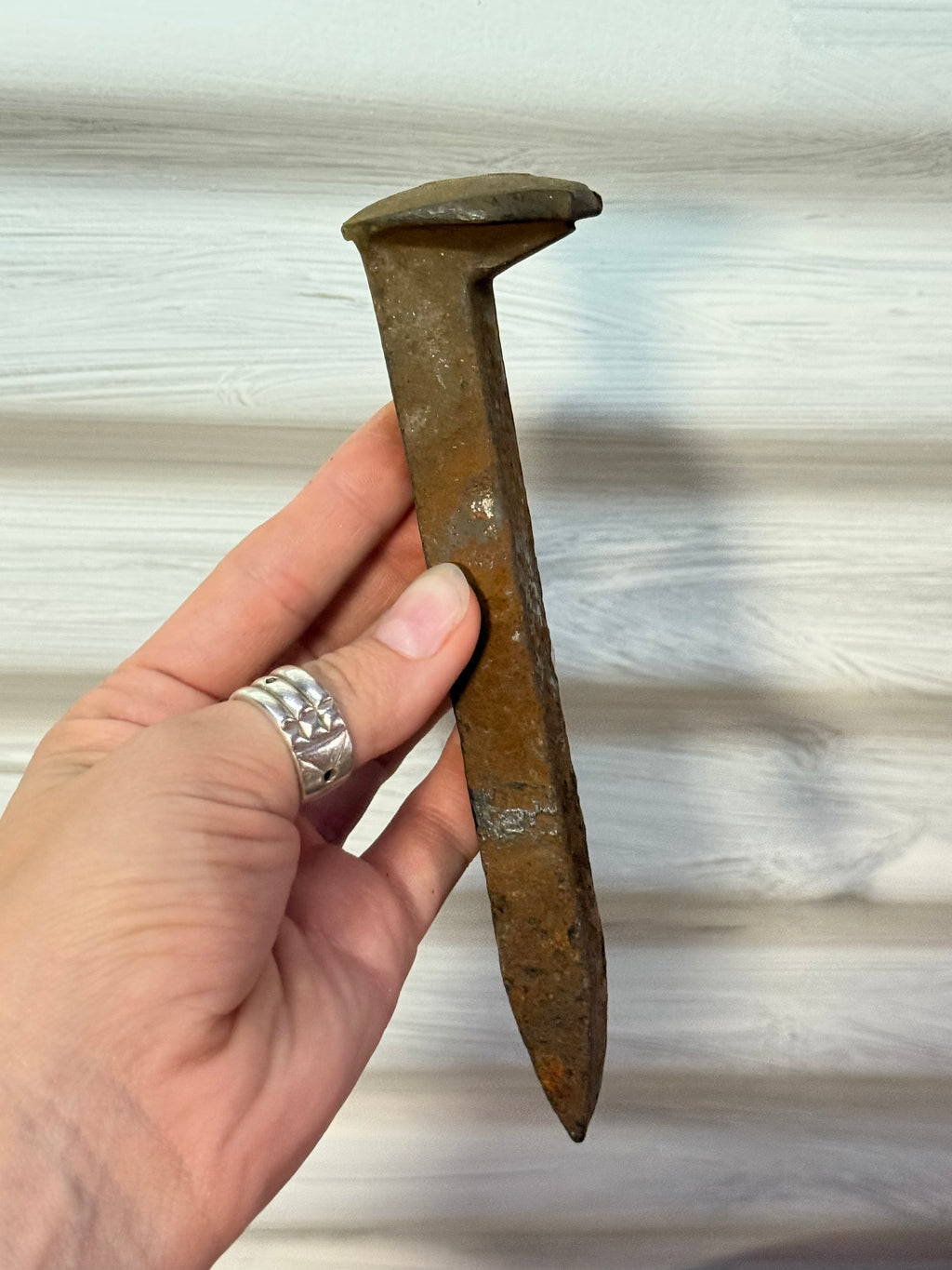 Clavo de Ferrocarril de Hierro / Railroad Iron Spike