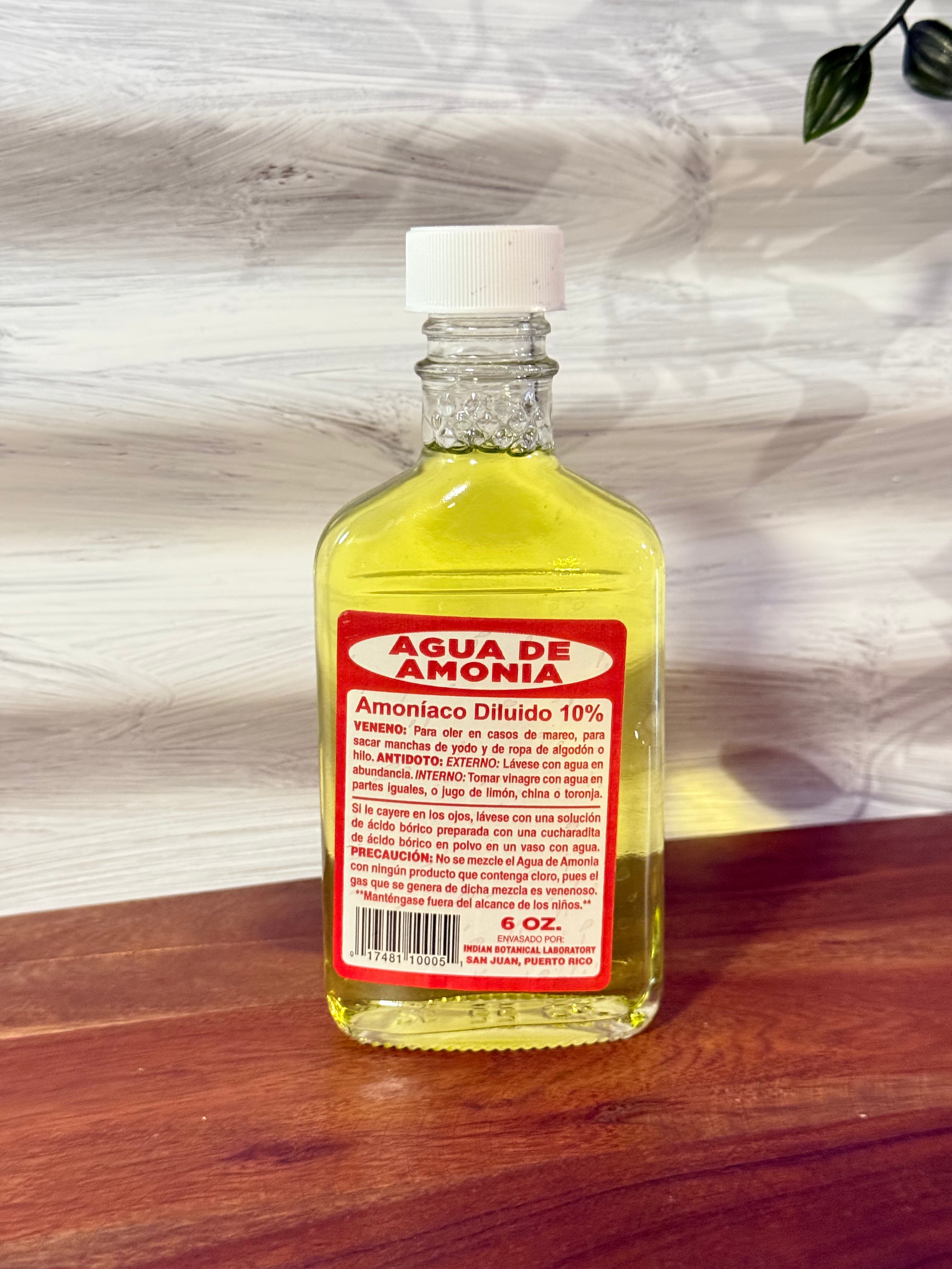Agua de Amonia / Ammonia Water (10% Diluted Ammonia)