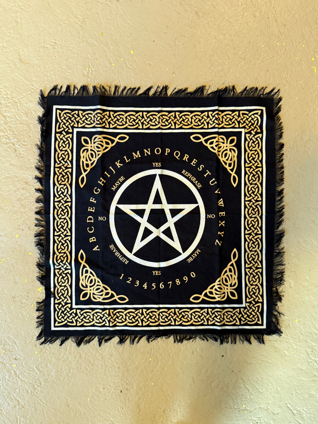 Tapiz de Pentagrama Celta y Adivinación / Celtic Pentagram Divination Tapestry