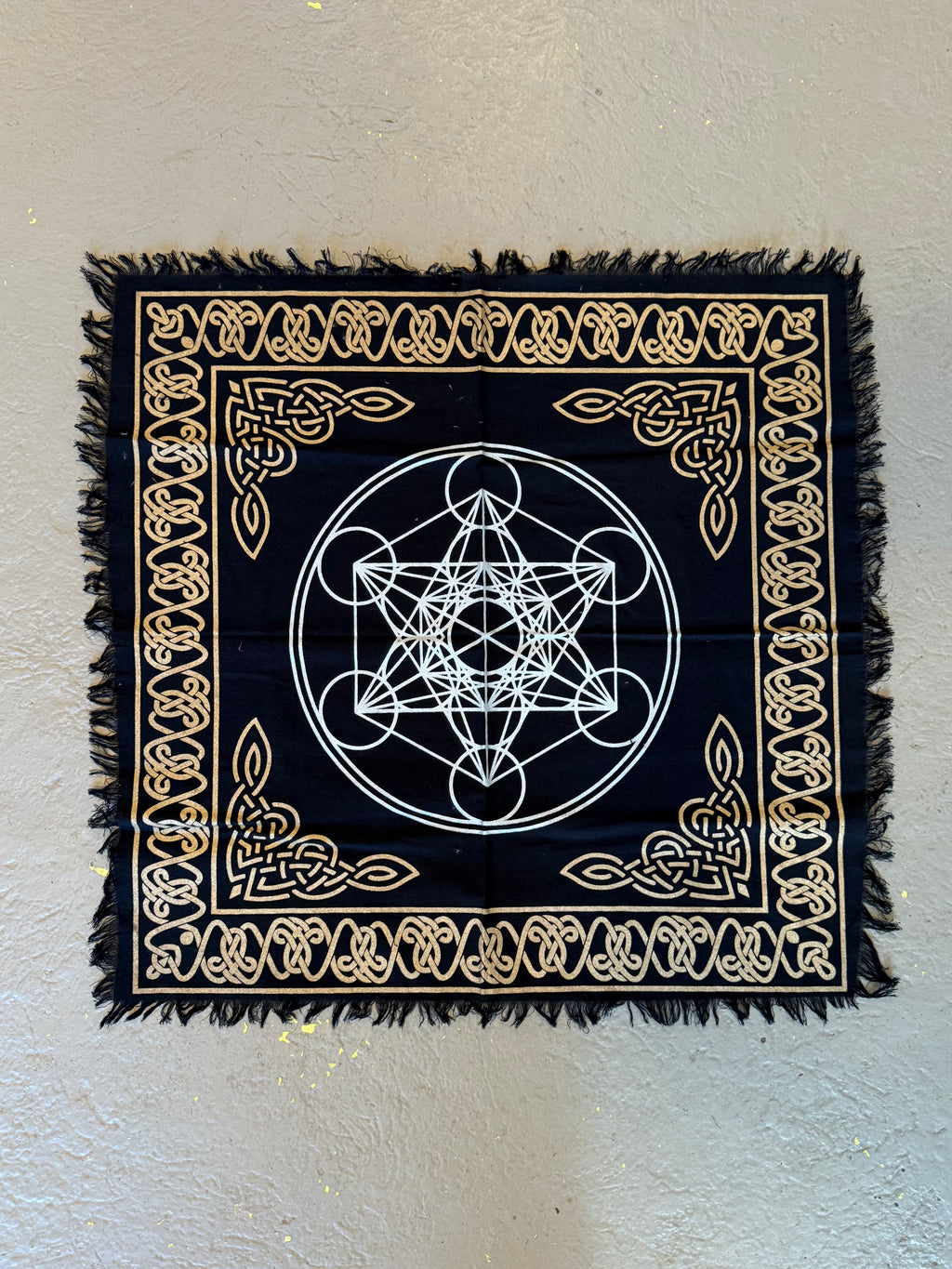 Tapiz de Geometría Sagrada y Nudos Celtas / Sacred Geometry & Celtic Knot Tapestry