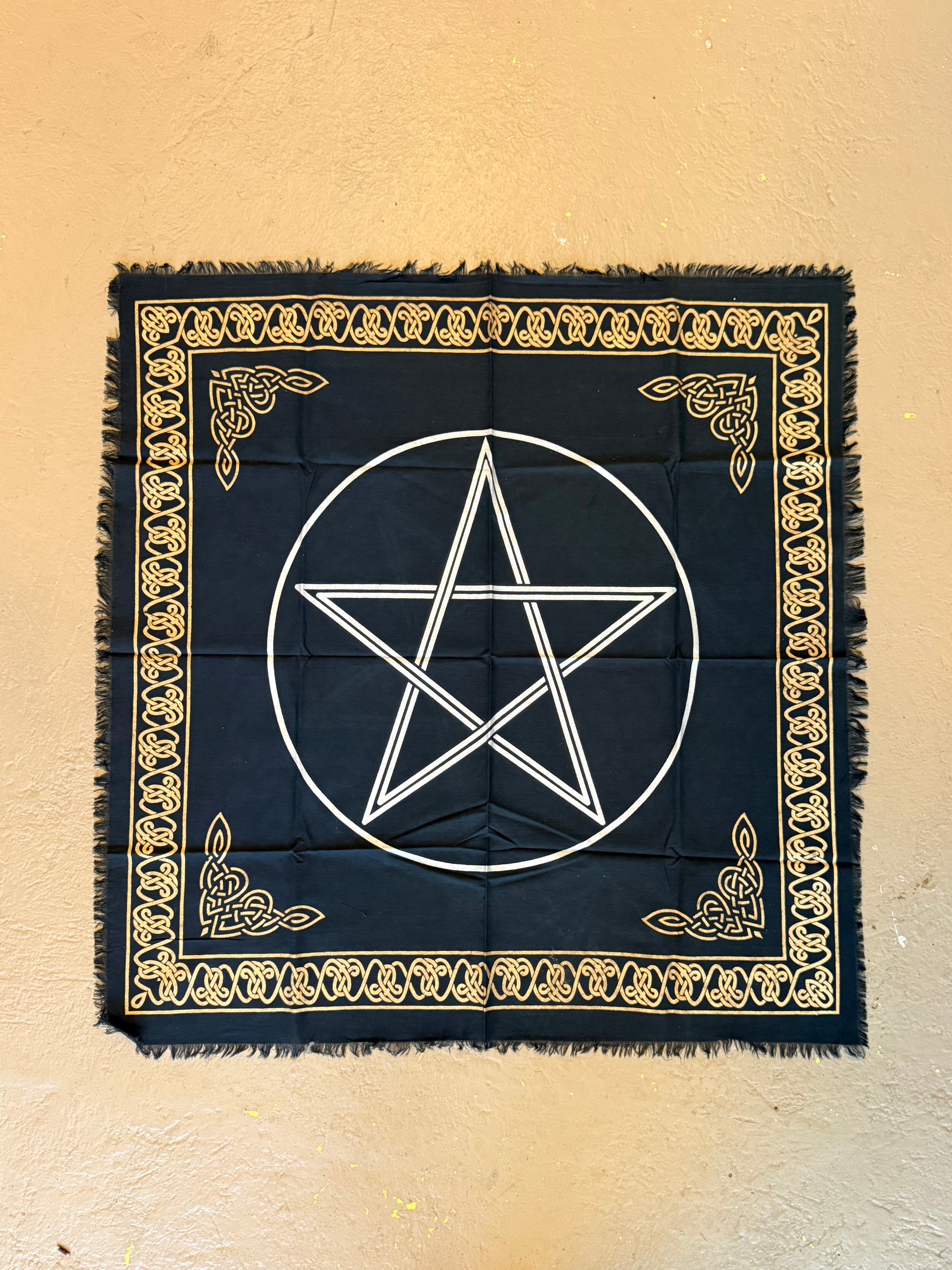Tapiz de Pentagrama y Nudos Celtas / Pentagram &amp; Celtic Knot Tapestry