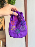 Pouch de Chakras para Cartas y Cristales / Chakra Storage Pouch