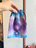 Pouch Flor de la Vida para Cartas y Cristales / Flower of Life Storage Pouch