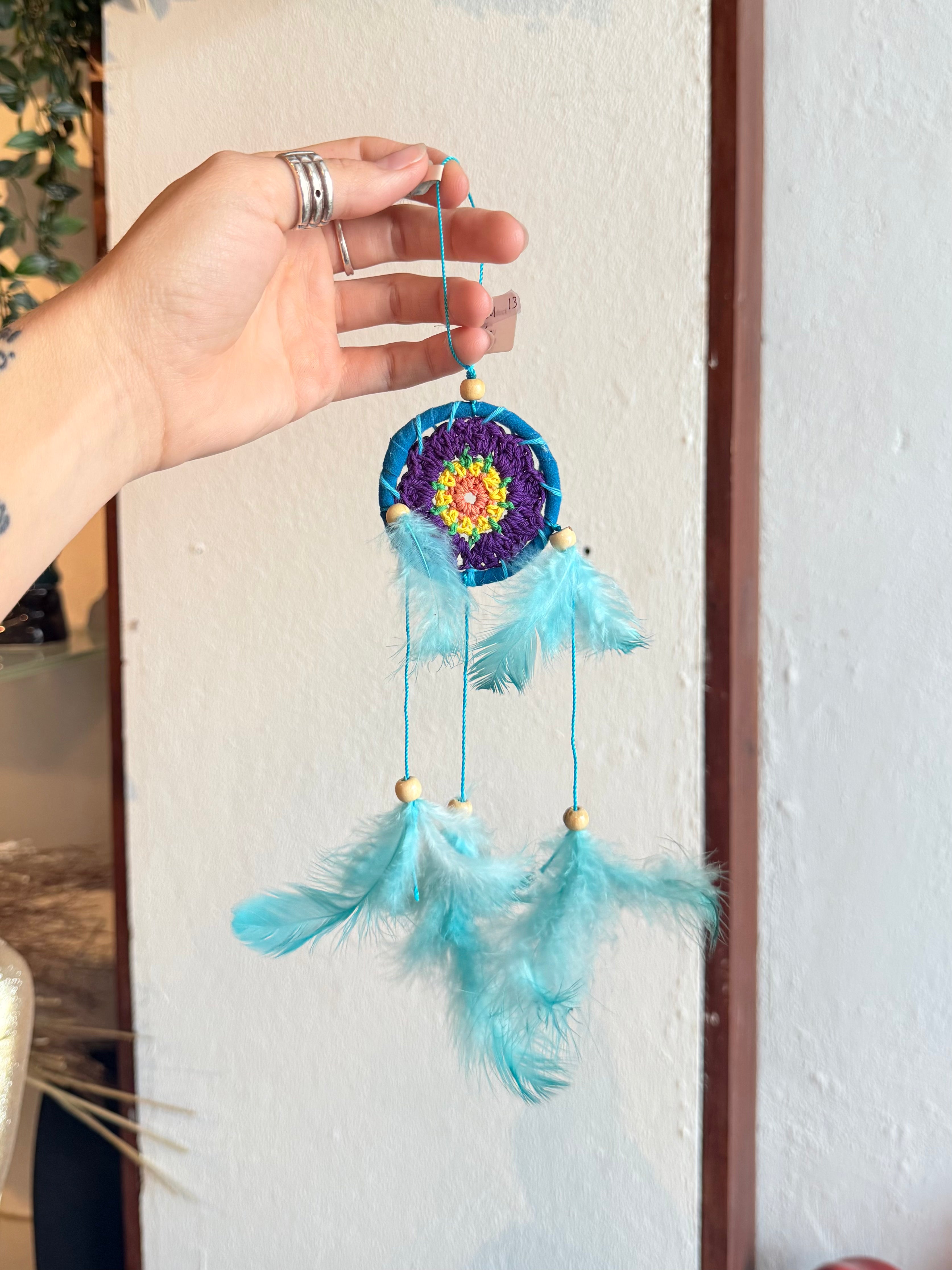 Atrapasueños Pequeño / Small Dreamcatcher ( AZUL )
