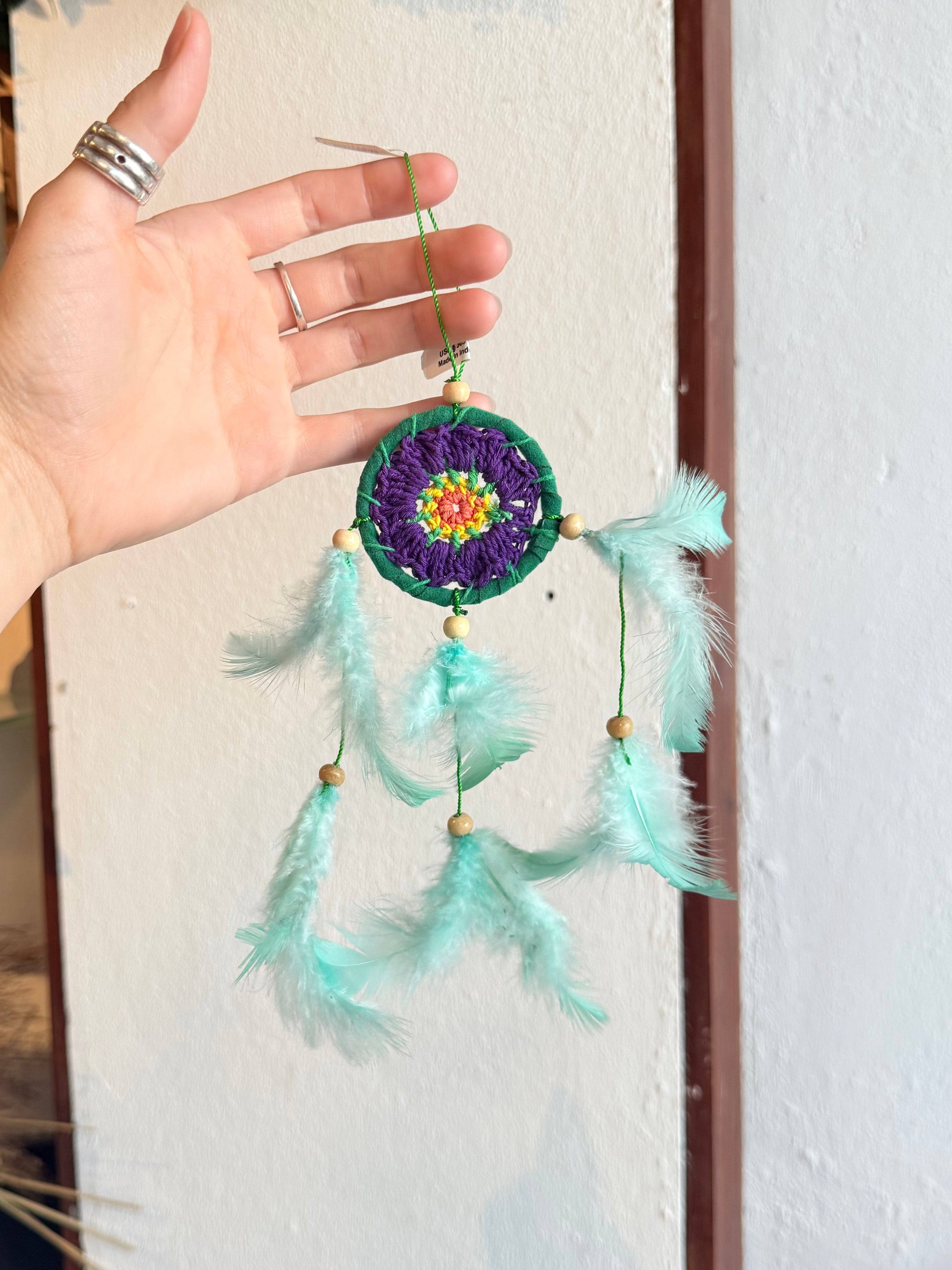 Atrapasueños Pequeño / Small Dreamcatcher ( VERDE )