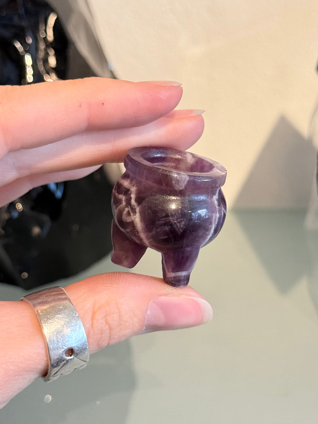 Mini Caldero de Amatista | Amethyst Mini Cauldron