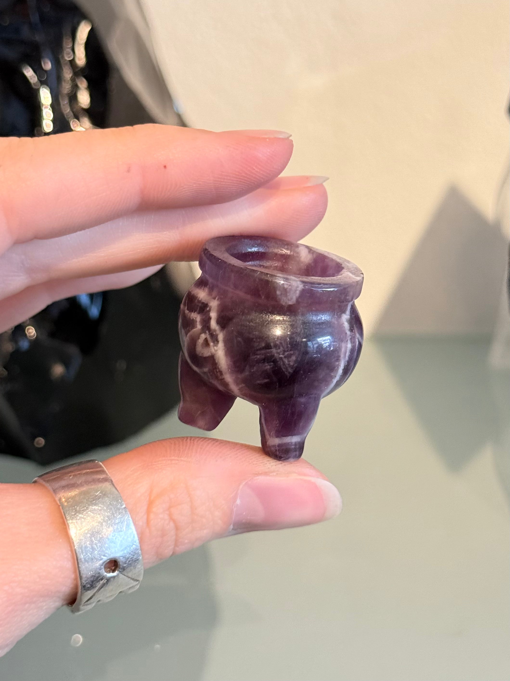Mini Caldero de Amatista | Amethyst Mini Cauldron