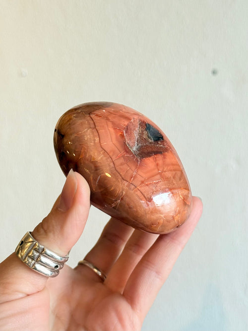 Carnelian Palm Stone / Piedra de Palma de Cornalina