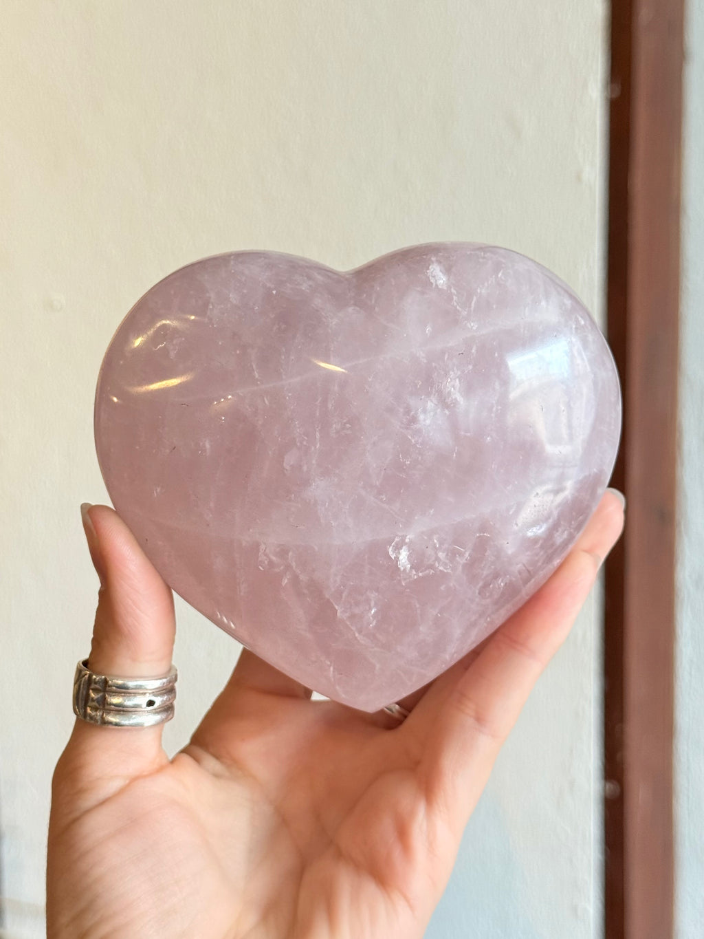 Rose Quartz Heart / Corazón de Cuarzo Rosado
