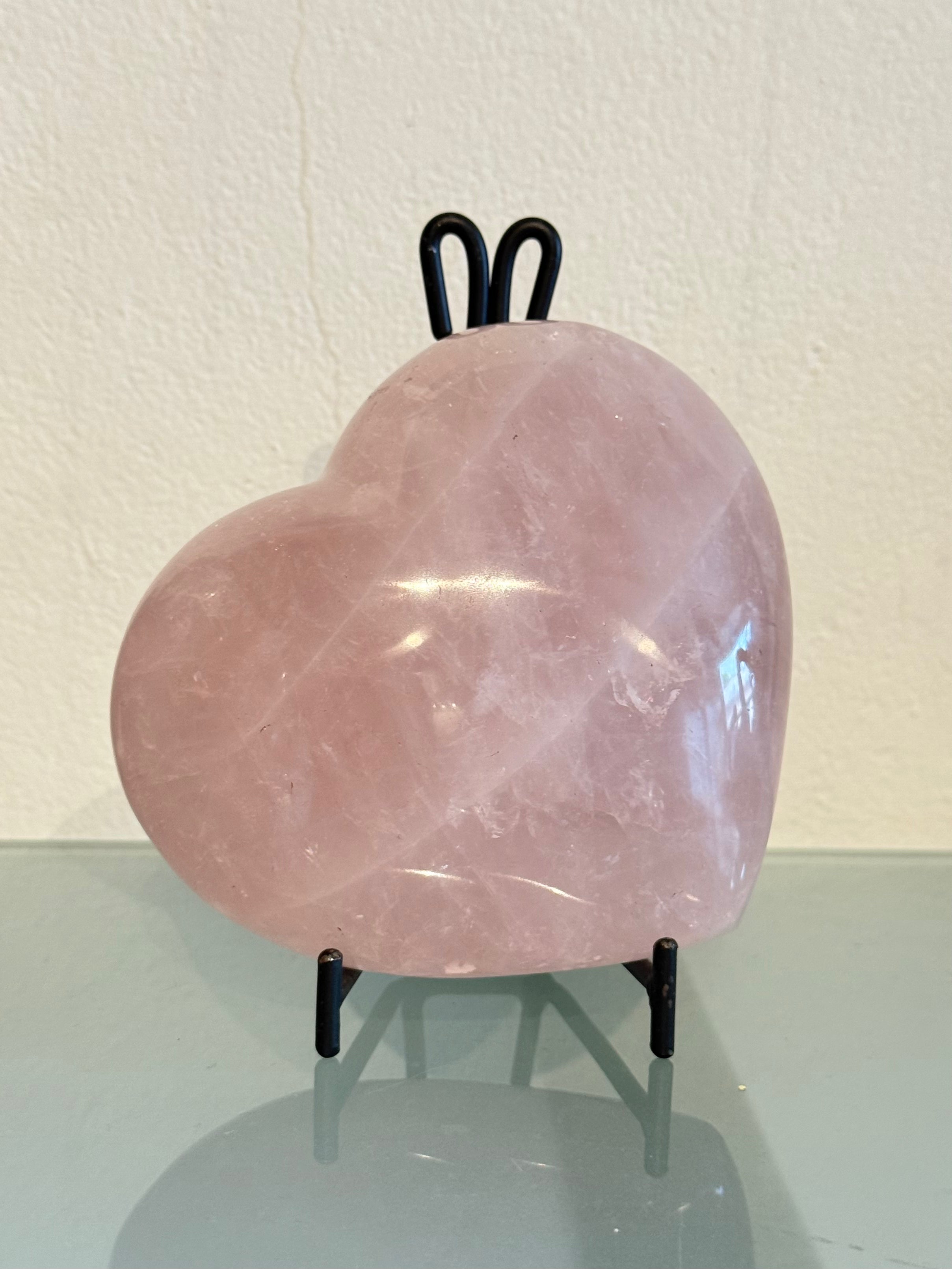 Rose Quartz Heart / Corazón de Cuarzo Rosado