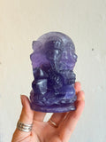 Ganesha de Fluorita Morada / Purple Fluorite Ganesha