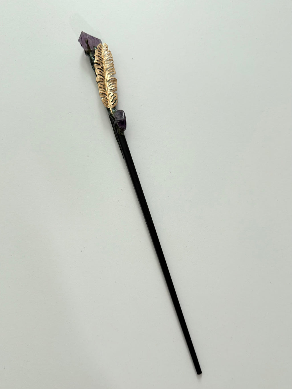 Varita de Amatista con Pluma | Amethyst Feather Wand