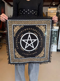 Tapiz de Pentagrama Celta y Adivinación / Celtic Pentagram Divination Tapestry