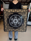 Tapiz de Geometría Sagrada y Nudos Celtas / Sacred Geometry & Celtic Knot Tapestry
