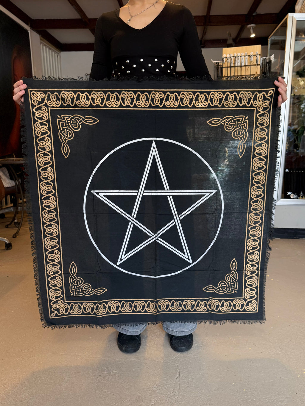 Tapiz de Pentagrama y Nudos Celtas / Pentagram &amp; Celtic Knot Tapestry