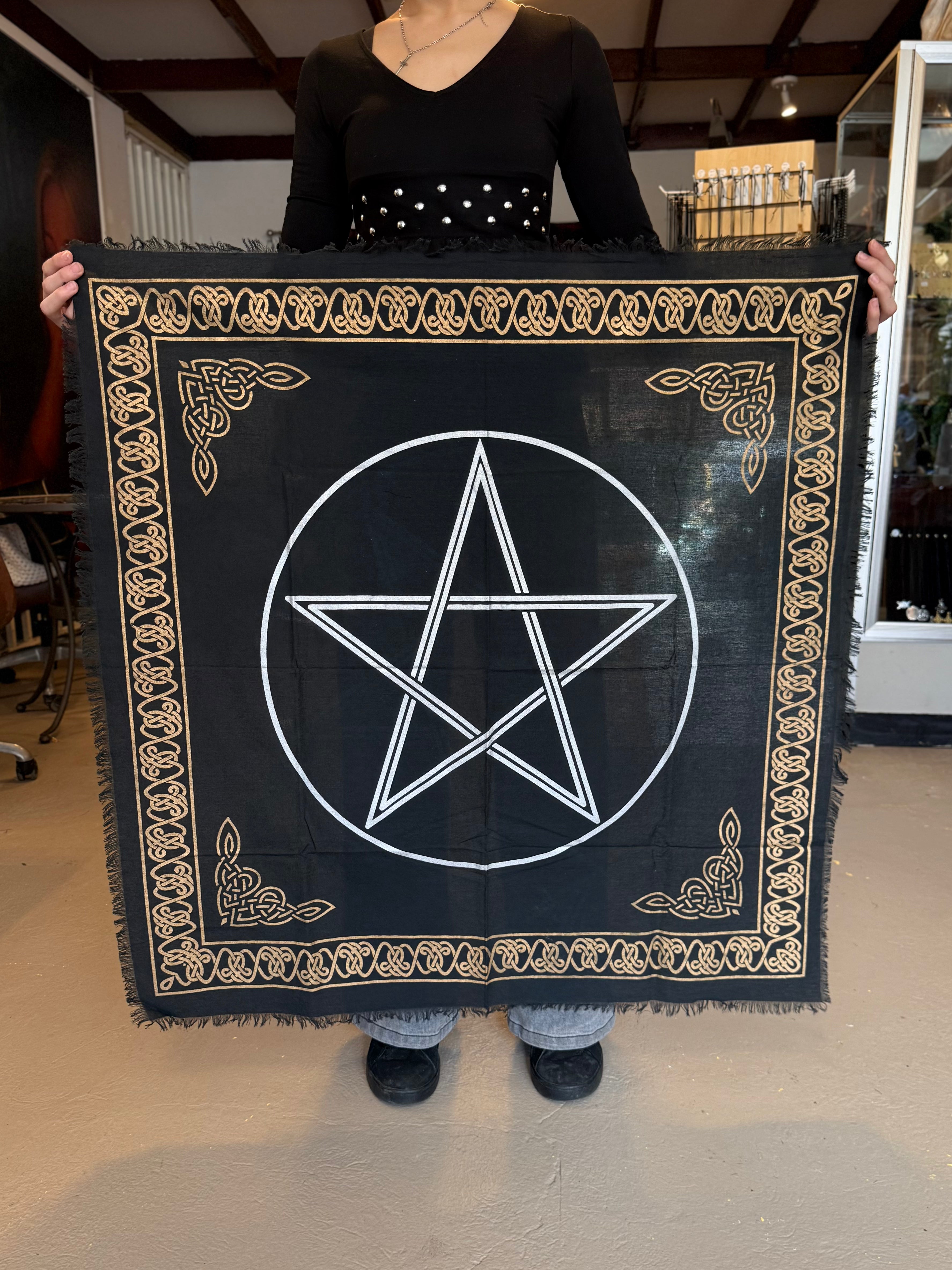 Tapiz de Pentagrama y Nudos Celtas / Pentagram &amp; Celtic Knot Tapestry