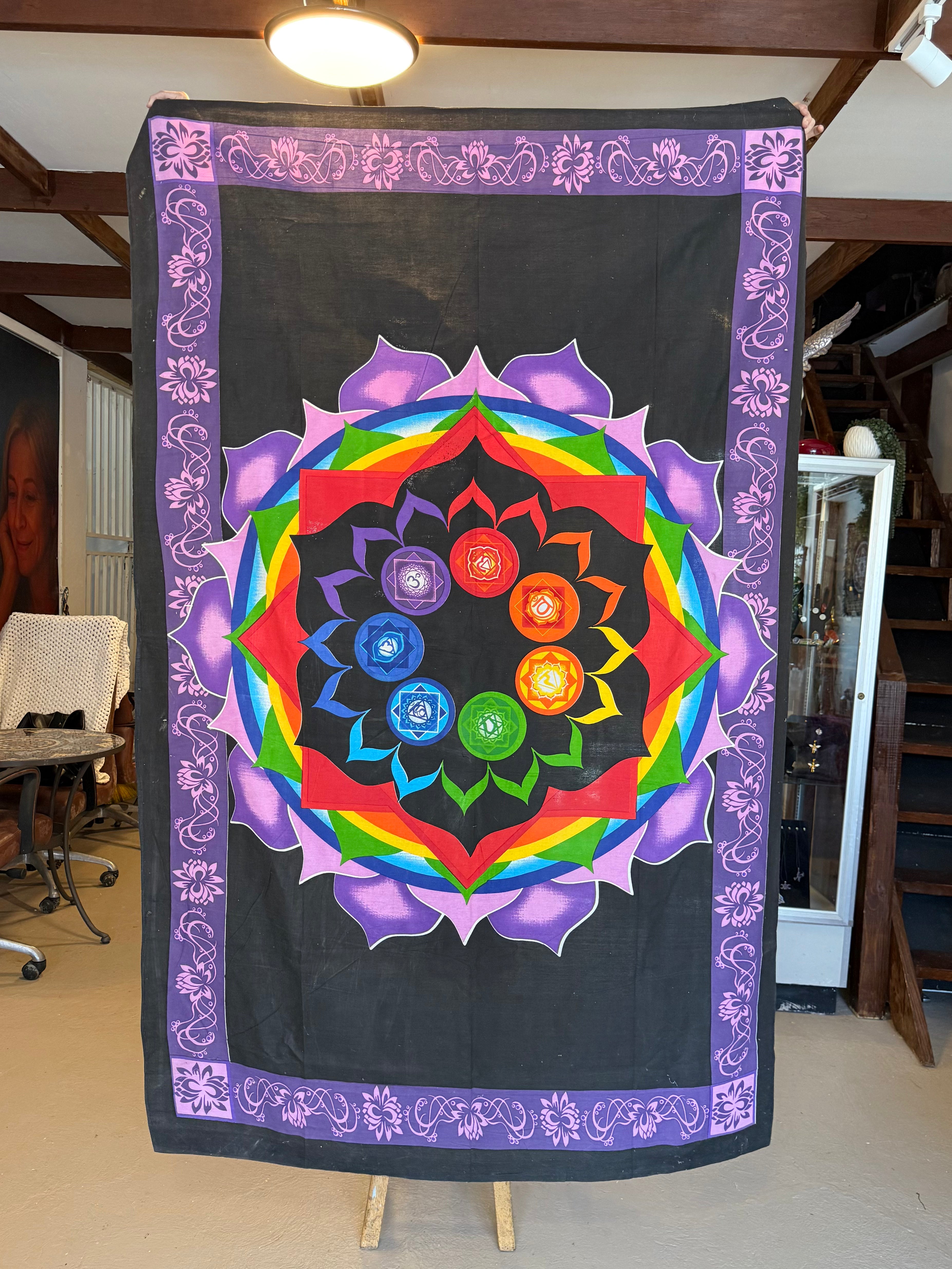 Tapiz Chakras en Algodón / Chakra Cotton Tapestry