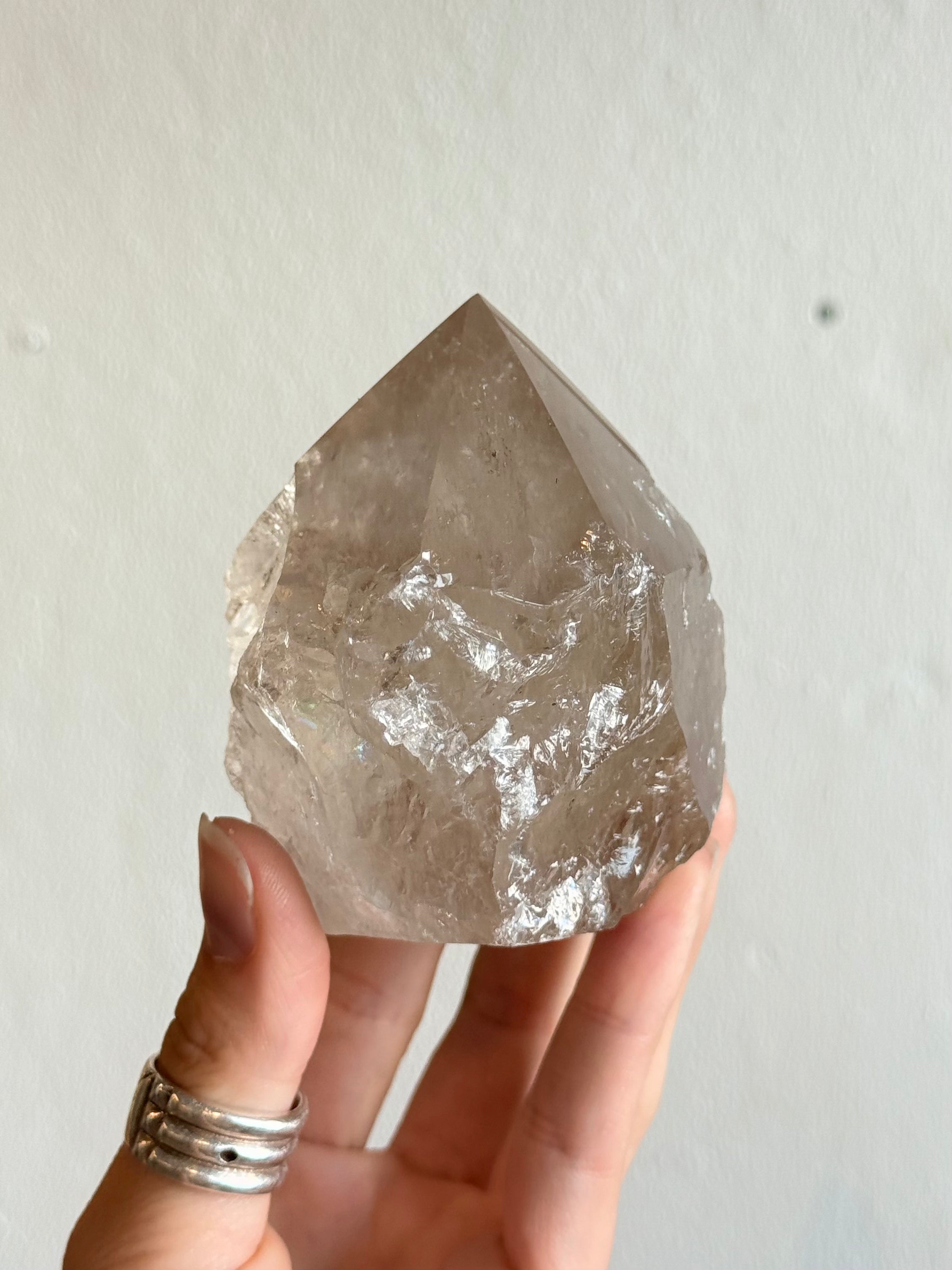 Punta de Cuarzo Ahumado Natural / Natural Smoky Quartz Point