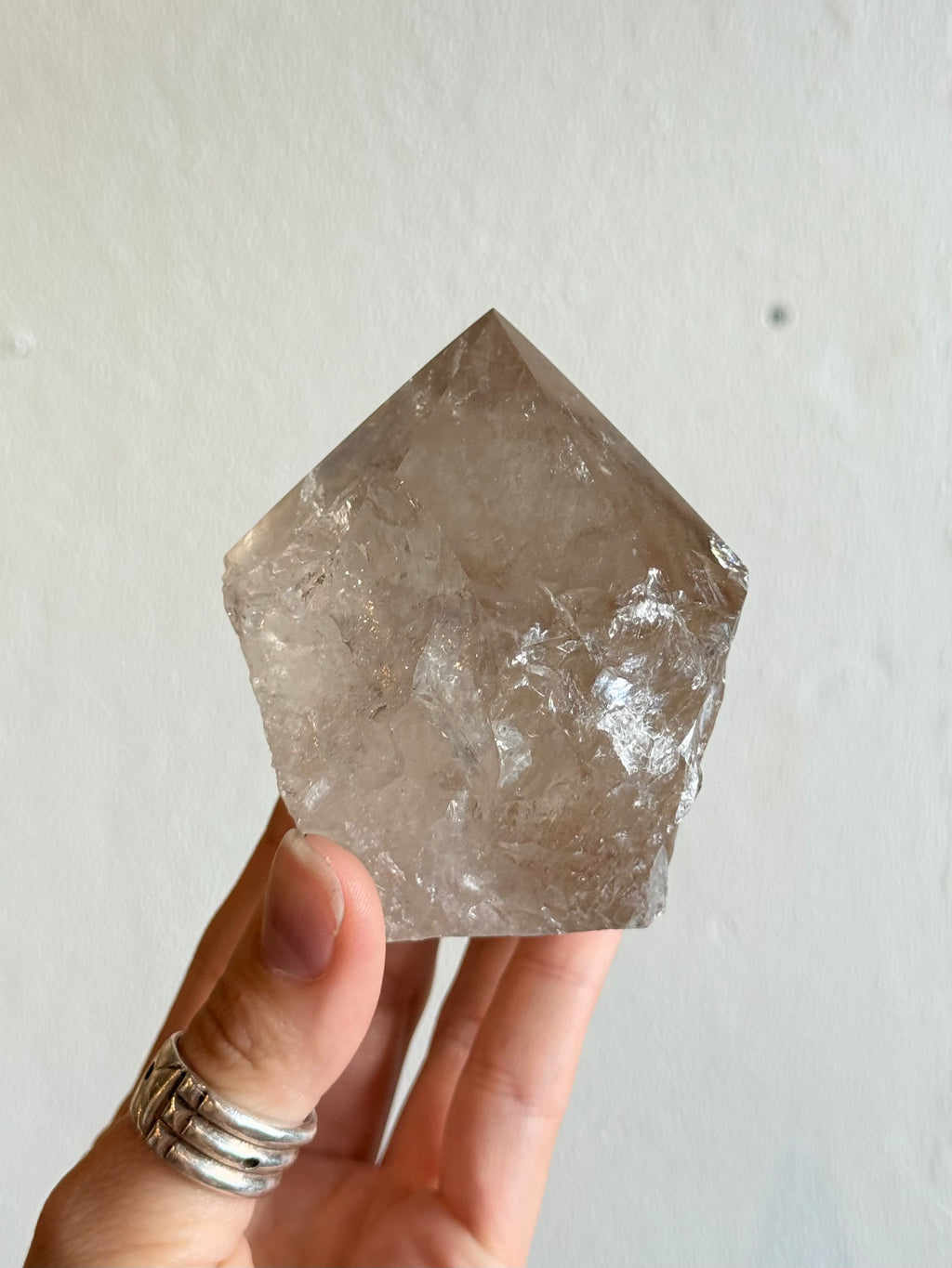 Punta de Cuarzo Ahumado Natural / Natural Smoky Quartz Point
