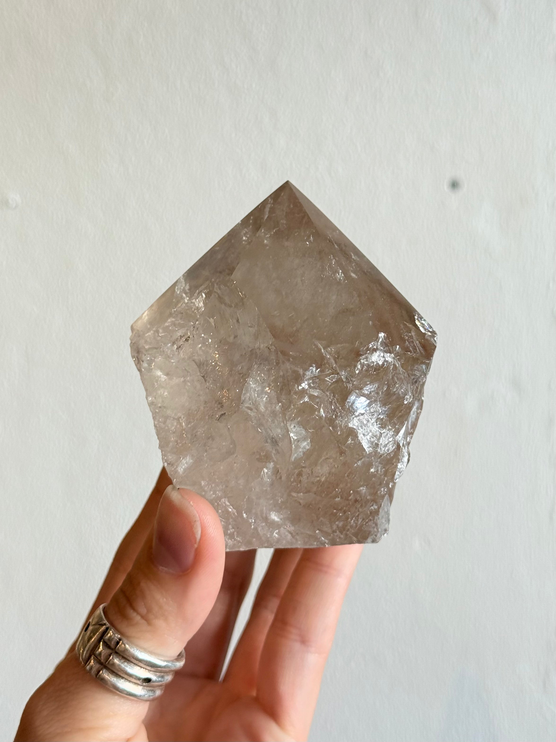 Punta de Cuarzo Ahumado Natural / Natural Smoky Quartz Point