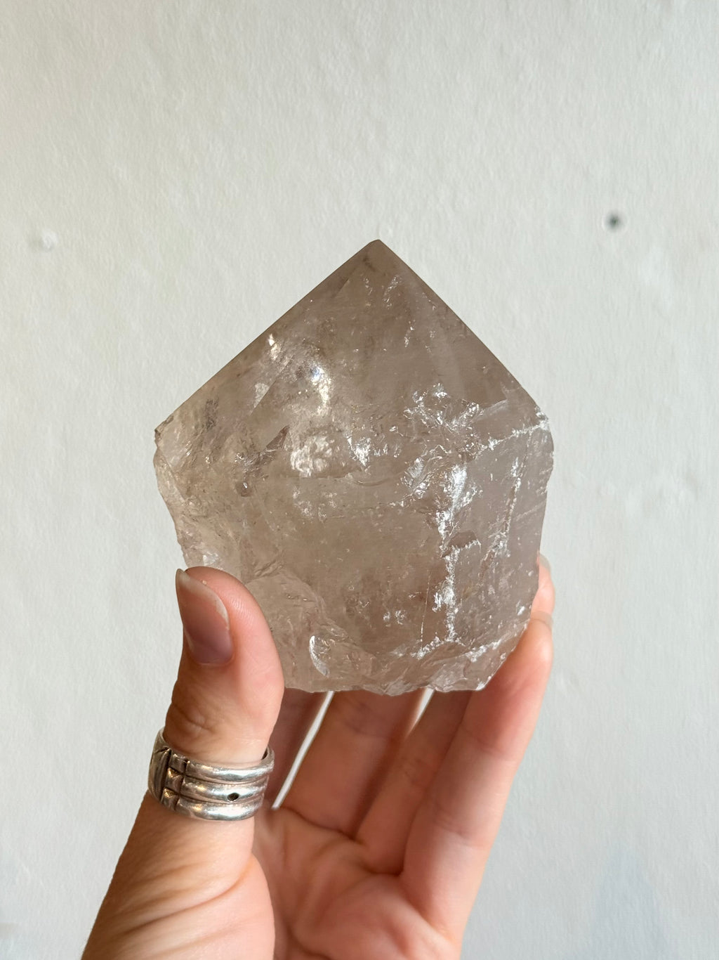 Punta de Cuarzo Ahumado Natural / Natural Smoky Quartz Point