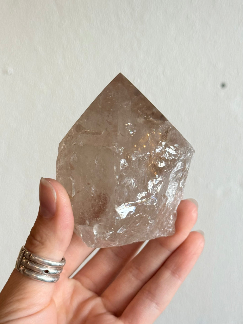 Punta de Cuarzo Ahumado Natural / Natural Smoky Quartz Point
