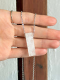 Collar de Cuarzo Cristal e Incluye Cadena / Clear Quartz Necklace with Chain