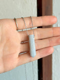 Collar de Angelita con Punta e Incluye Cadena / Angelite Point Necklace with Chain