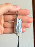 Colgante de Cianita Azul en Bruto / Raw Blue Kyanite Pendant