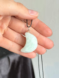 Colgante Luna de Amazonita / Amazonite Moon Pendant