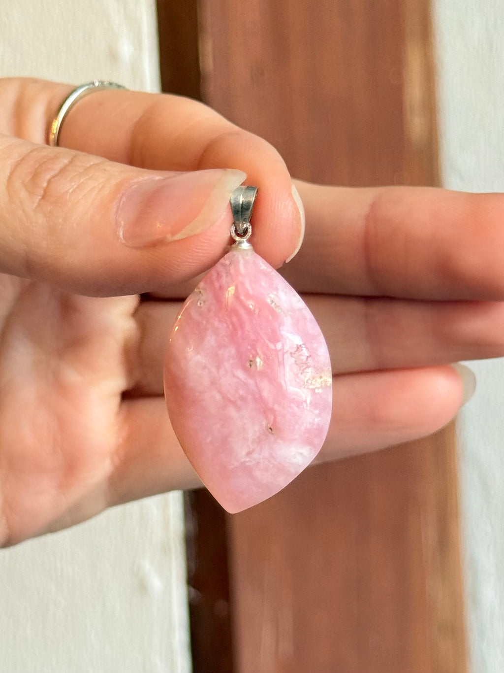 Colgante de Ópalo Rosa / Pink Opal Pendant