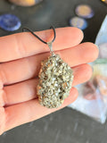 Raw Pyrite Pendant / Colgante de Pirita Natural en Bruto