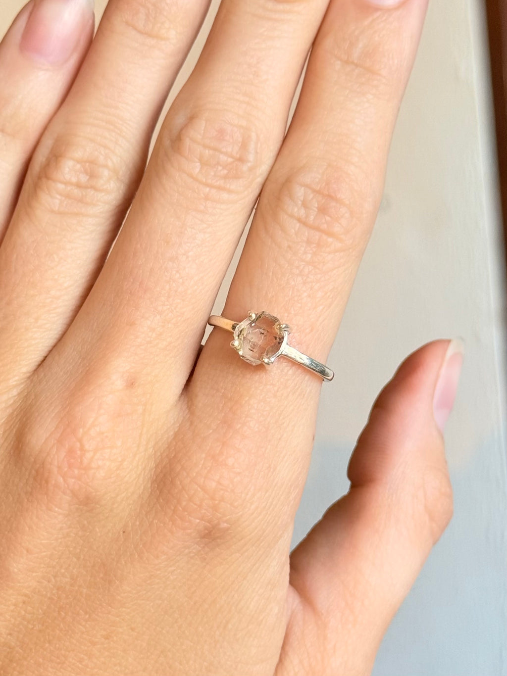 Herkimer Diamond Ring / Anillo de Diamante Herkimer