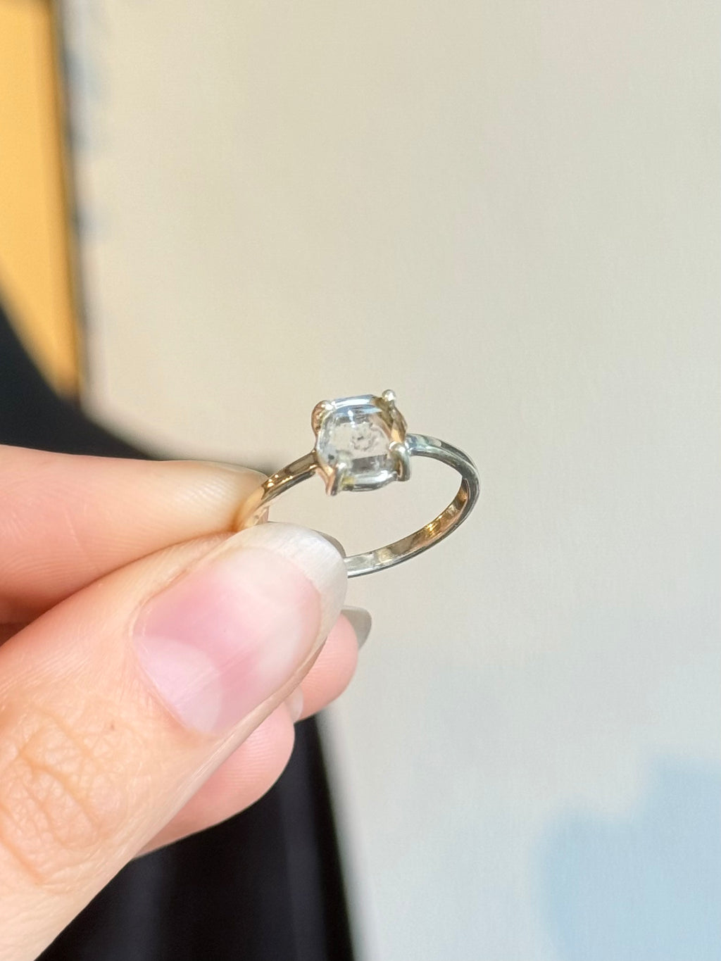 Herkimer Diamond Ring / Anillo de Diamante Herkimer