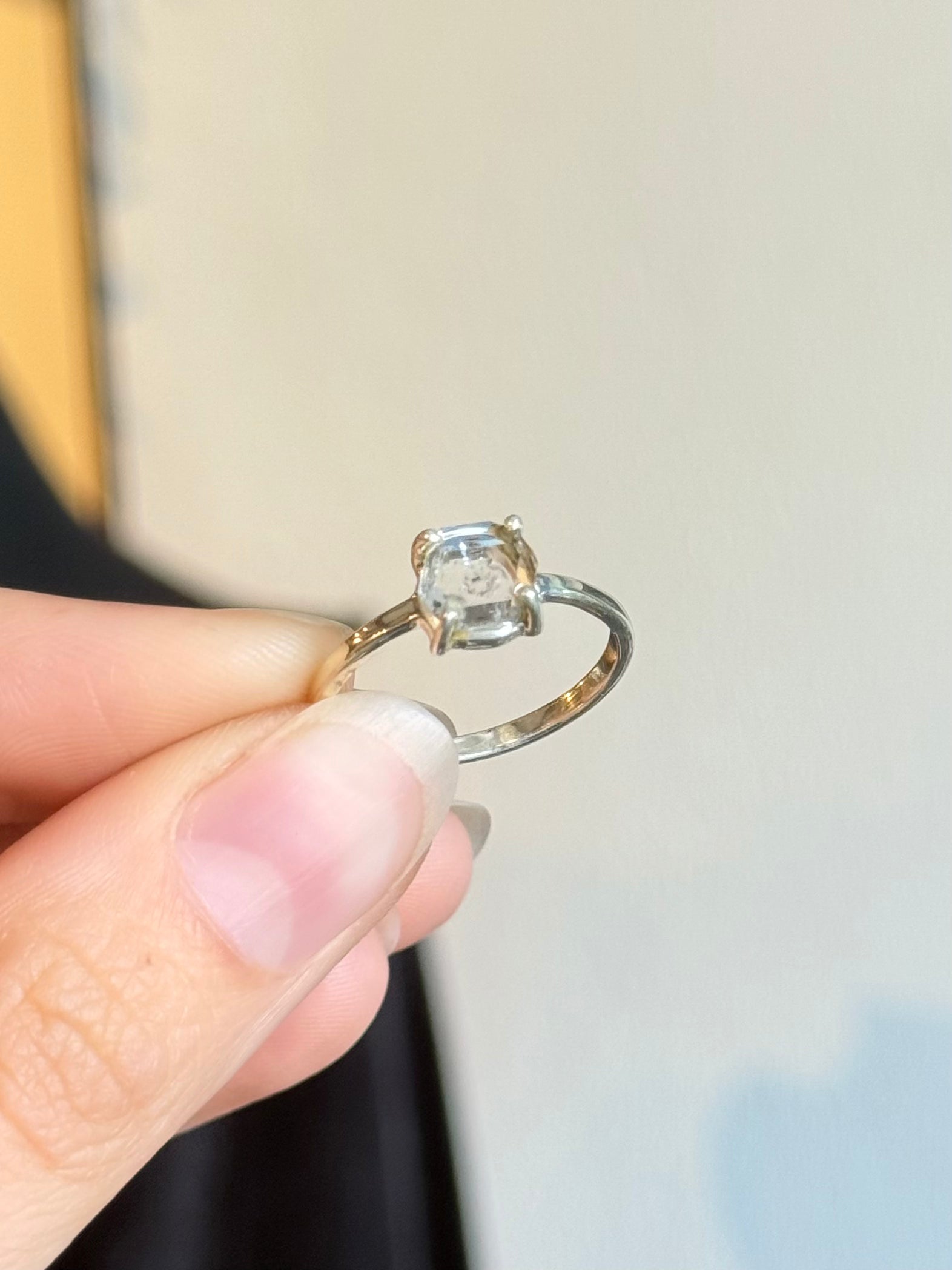 Herkimer Diamond Ring / Anillo de Diamante Herkimer