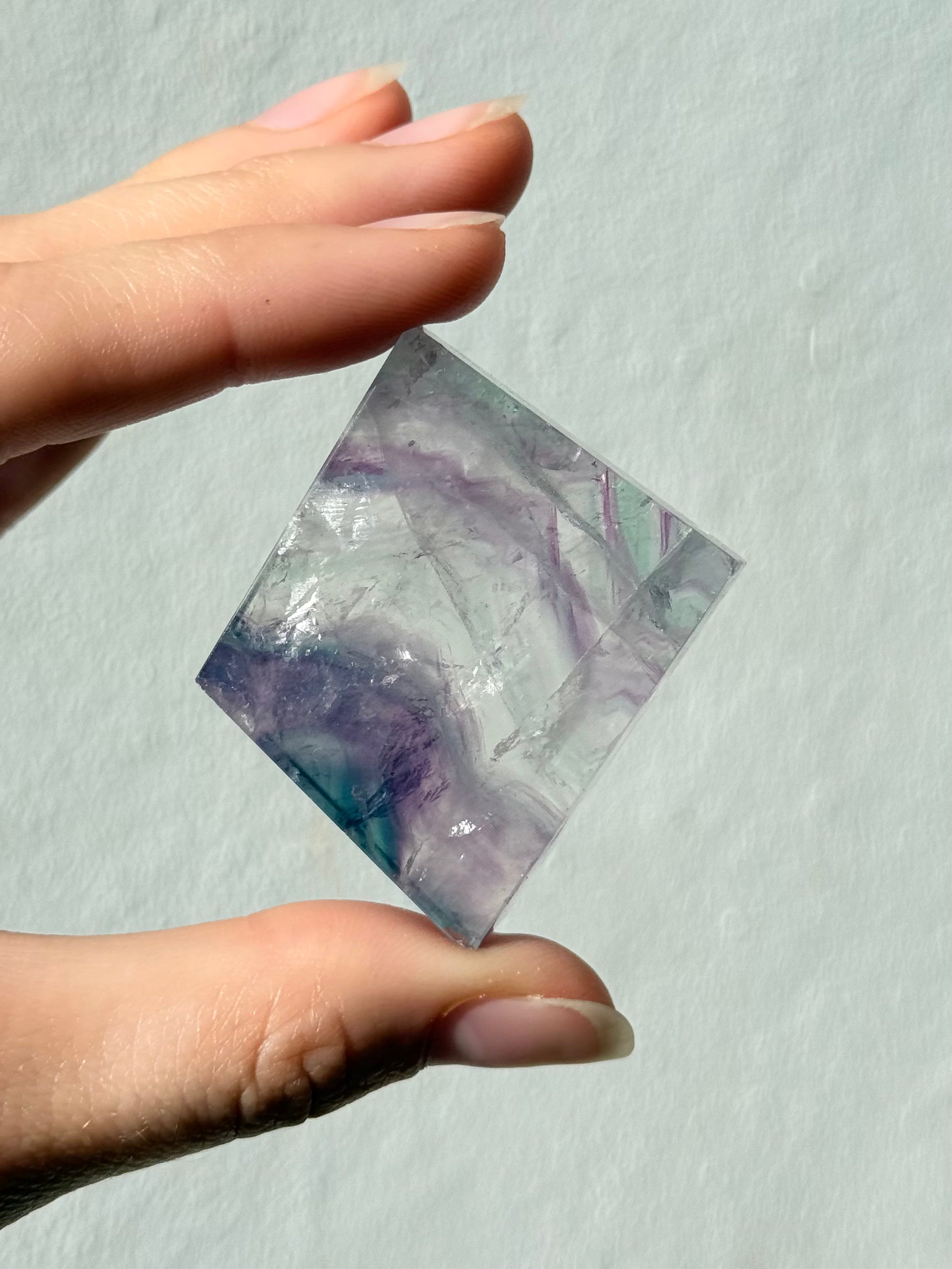 Rainbow Fluorite / Fluorita Arcoíris Small Slab