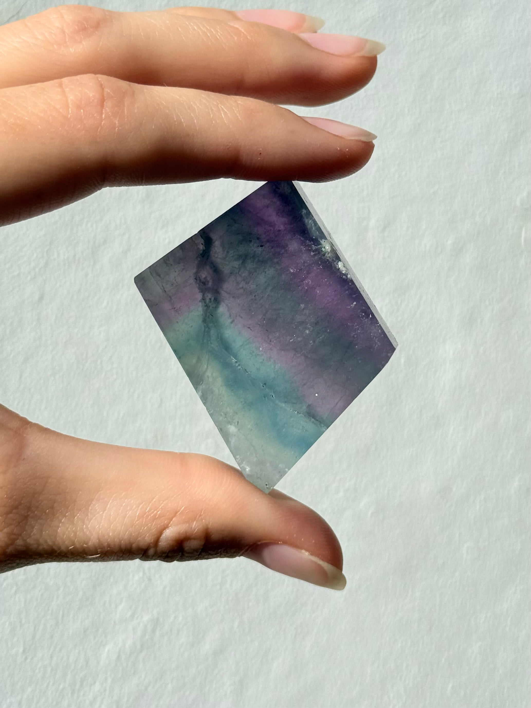 Rainbow Fluorite / Fluorita Arcoíris Small Slab