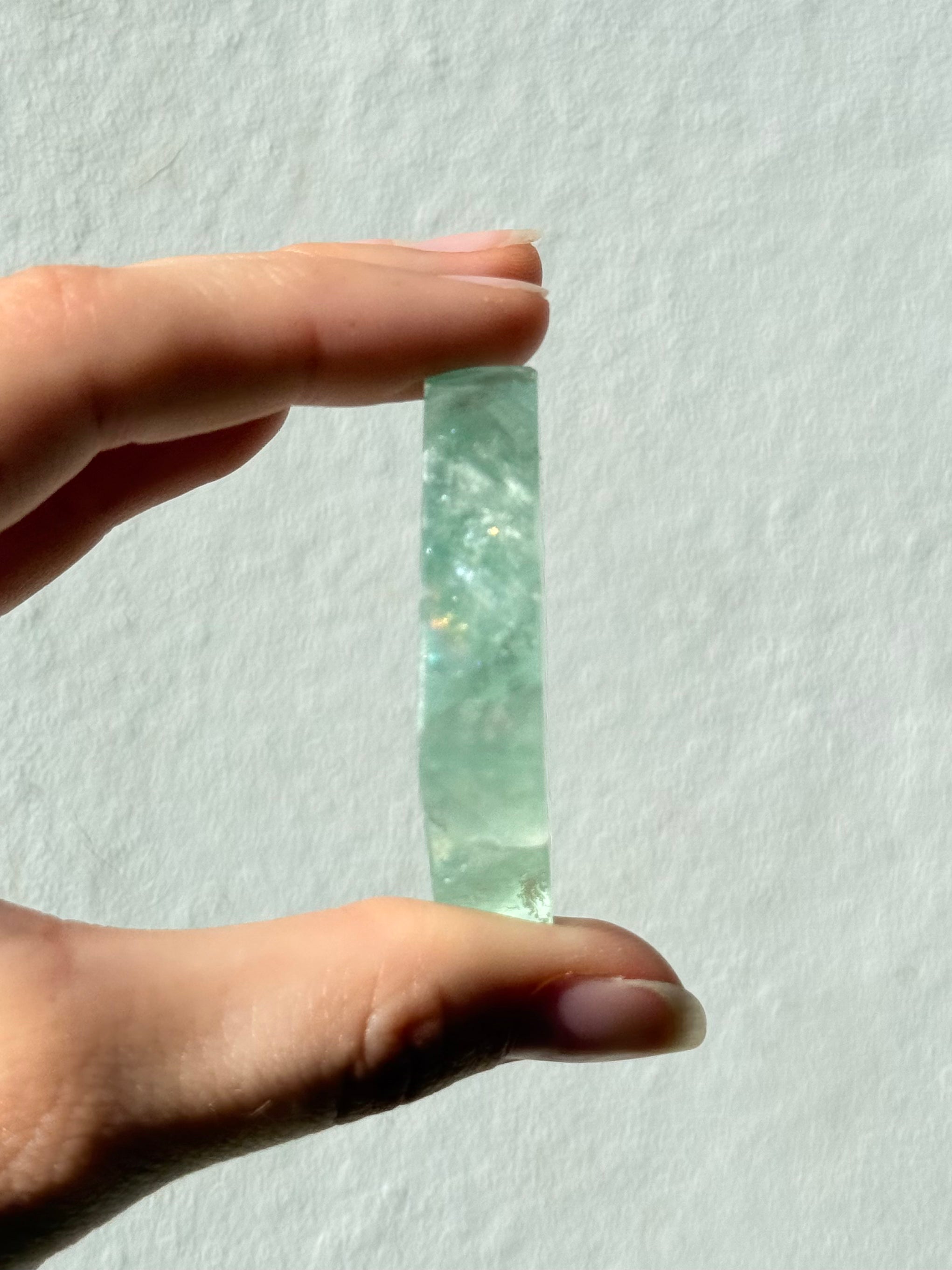 Green Fluorite / Fluorita Verde Small Slab