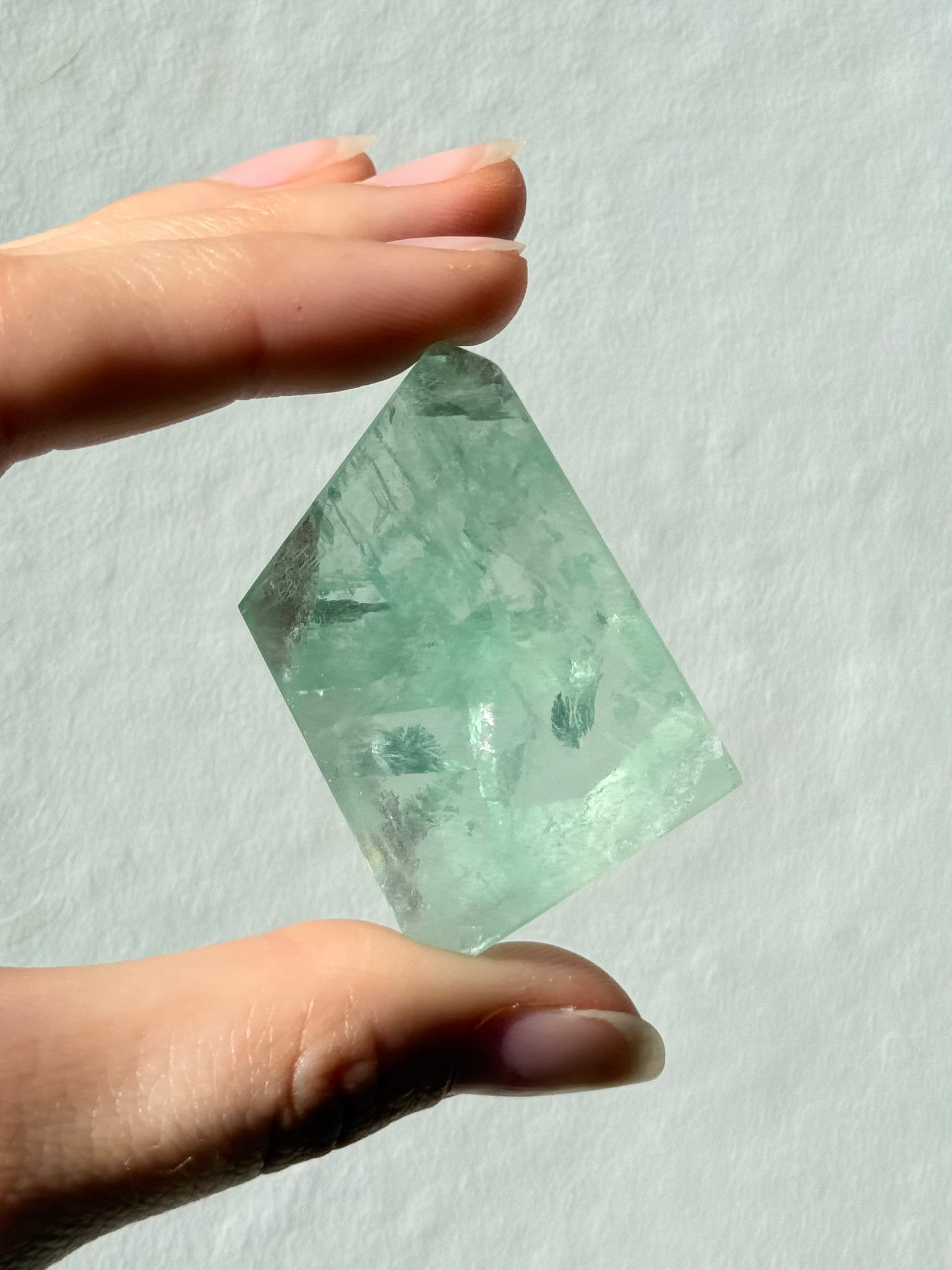 Green Fluorite / Fluorita Verde Small Slab
