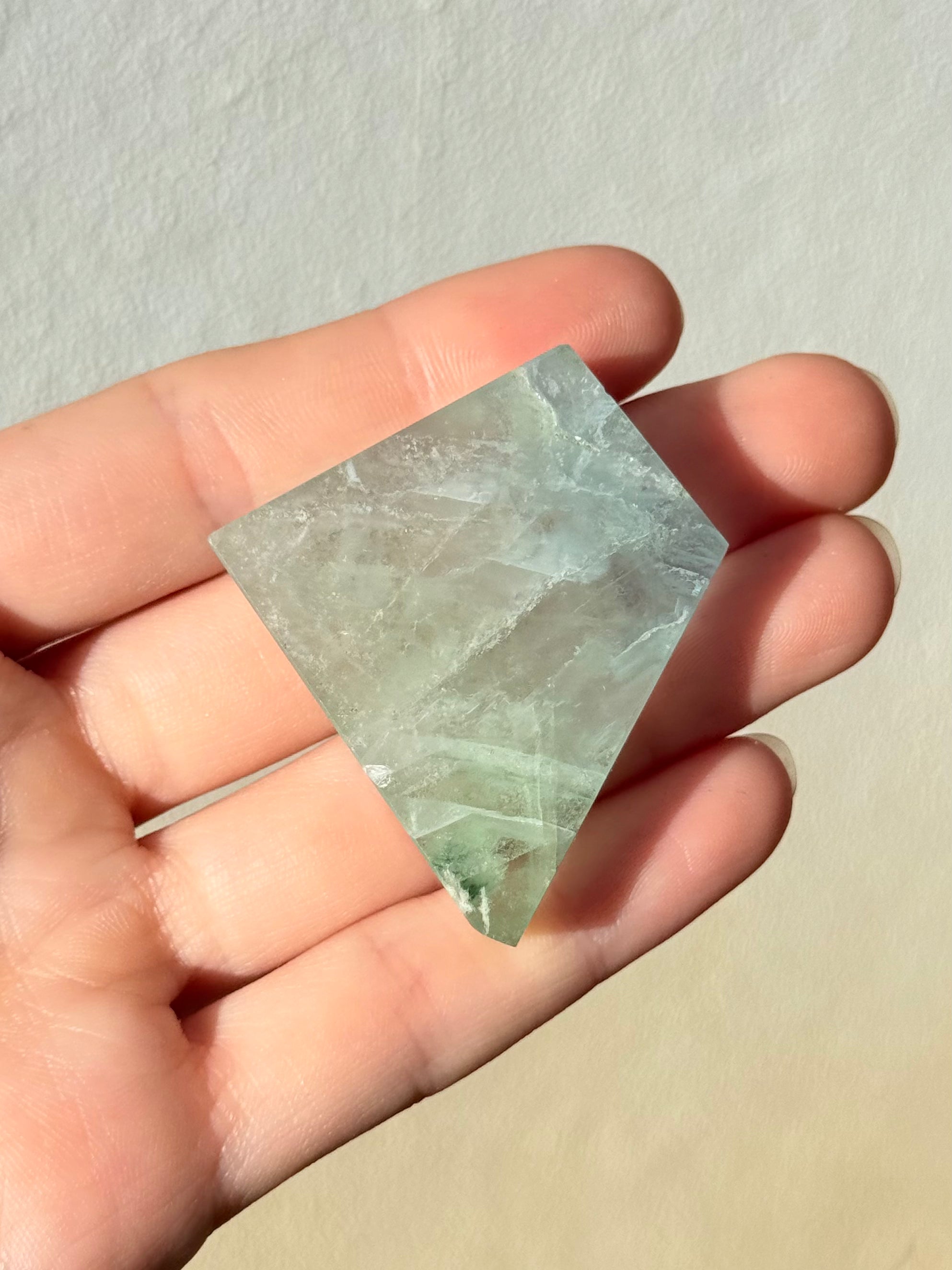 Green Fluorite / Fluorita Verde Small Slab