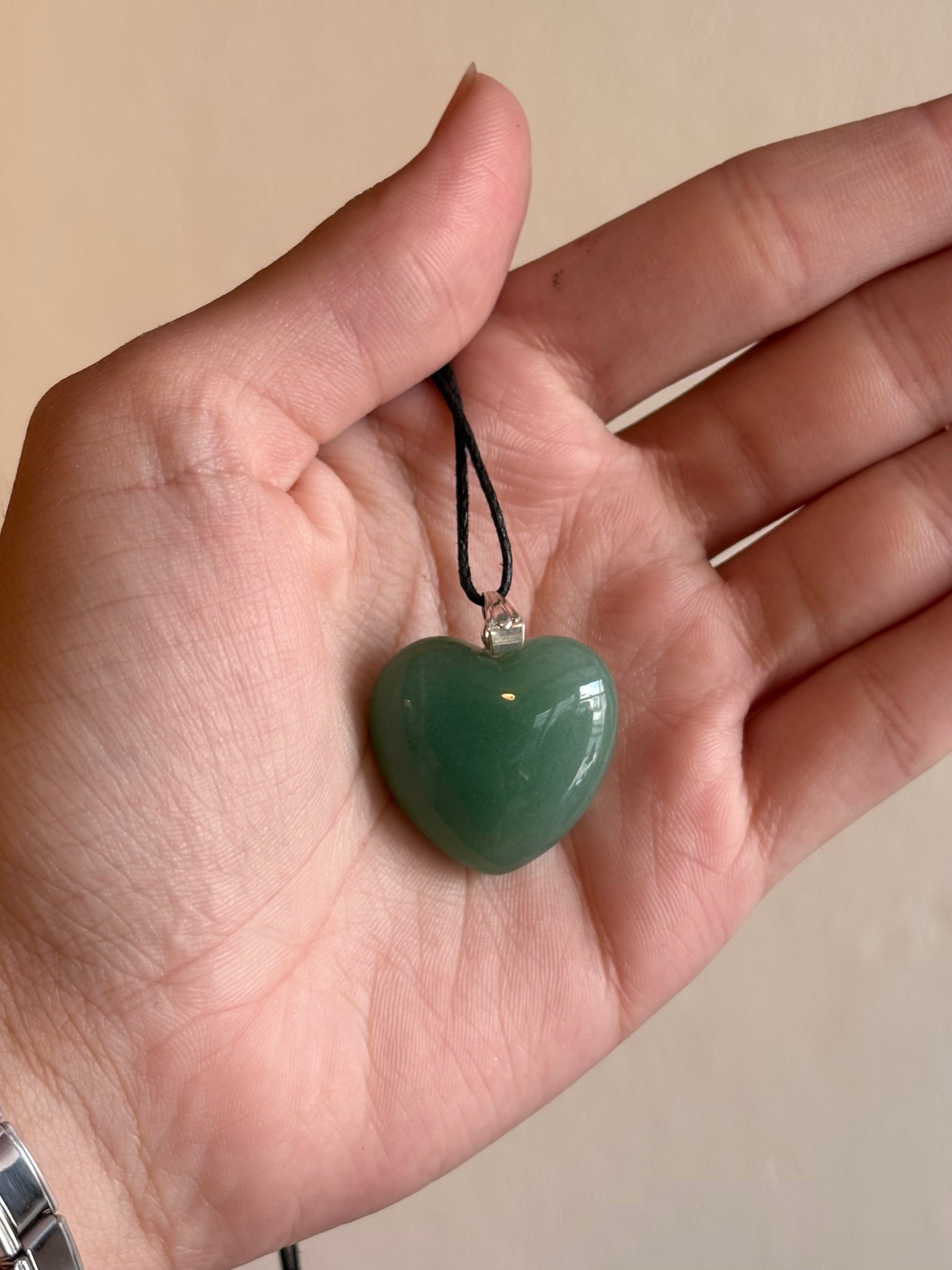 Pendiente de Aventurina Verde / Green Aventurine Pendant