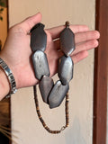 Collar Natural de Coco y Madera para Meditación / Coconut & Wood Meditation Necklace