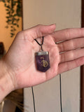 Colgante / Pendiente de Amatista con Símbolo Cho Ku Rei / Amethyst Cho Ku Rei Pendant