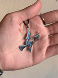 Bruja y Gato / Witch & Cat Stainless Steel Pendant